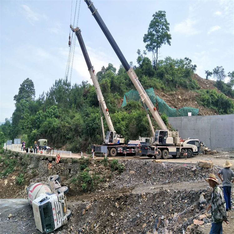 银川银川24小时应急道路救援吊装吊装现场实拍